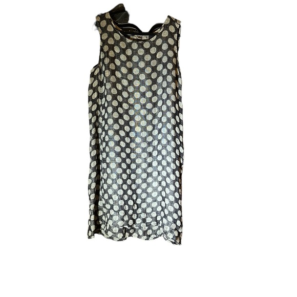 FLAX brand Size Large Polka Dotted Dress - Picture 4 of 5